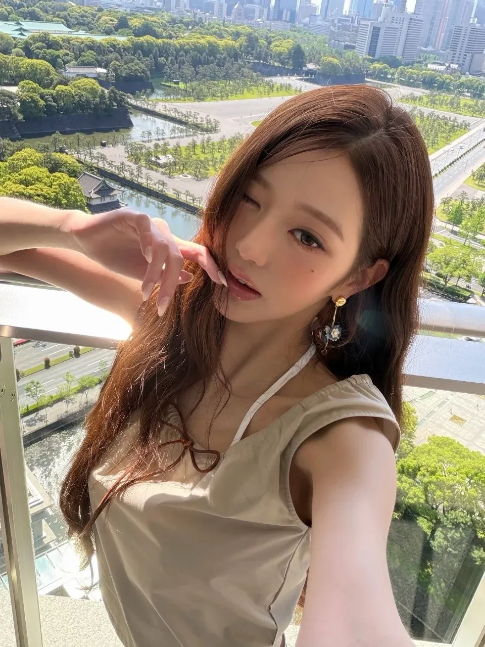 A moment captured by Jang Wonyoung (IVE)'s fan
