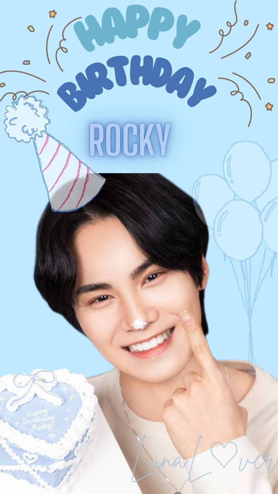 A moment captured by Rocky's fan