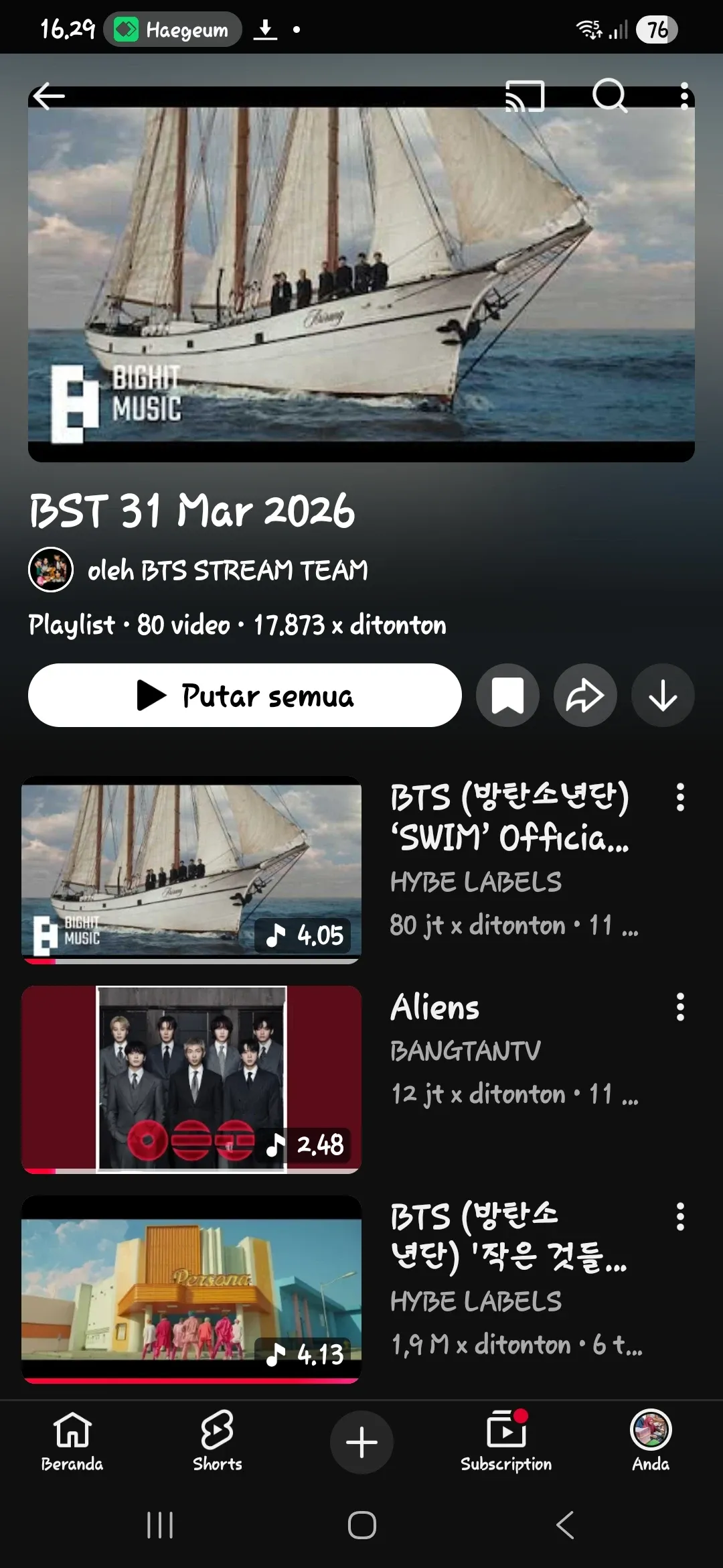 Fan-made special wallpaper for BTS