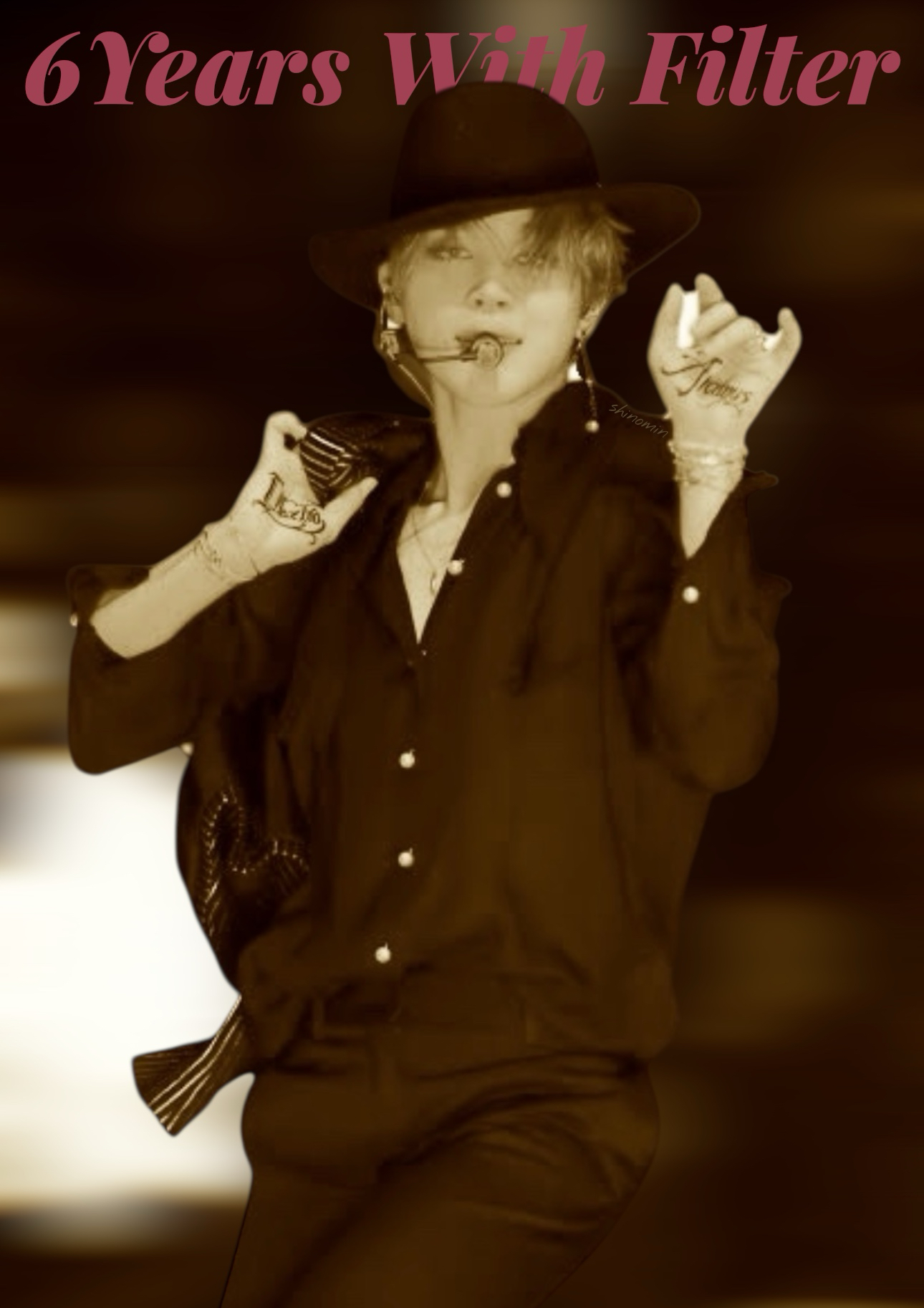 Recent activity shot of Jimin (BTS)