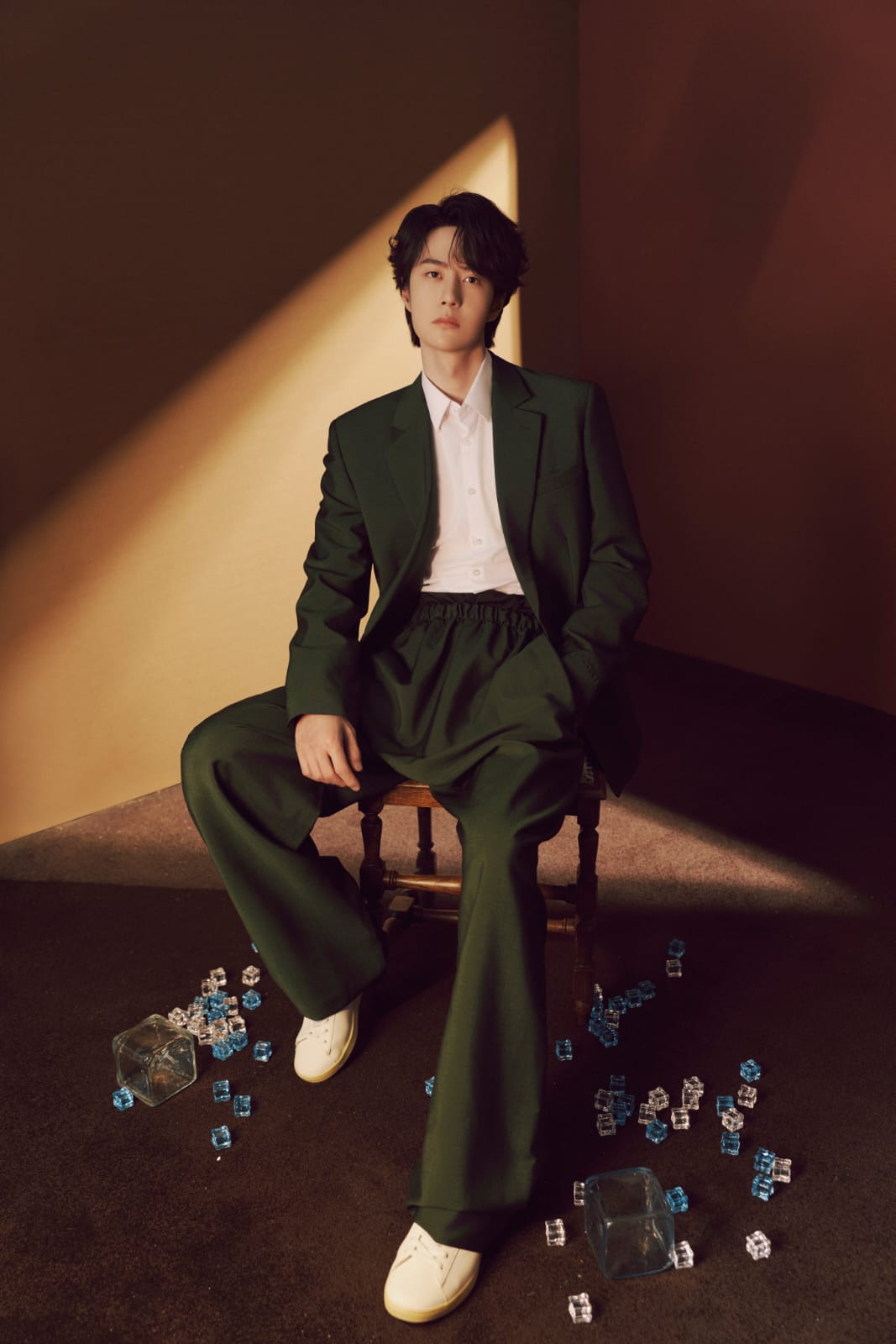 A moment captured by Wang Yibo's fan