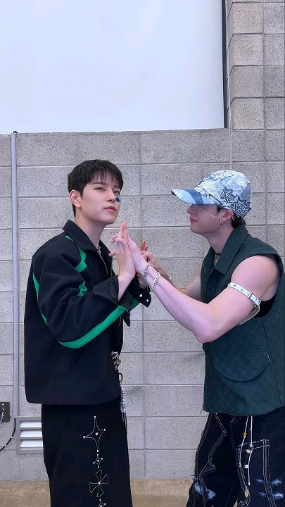 A moment captured by Stray Kids's fan