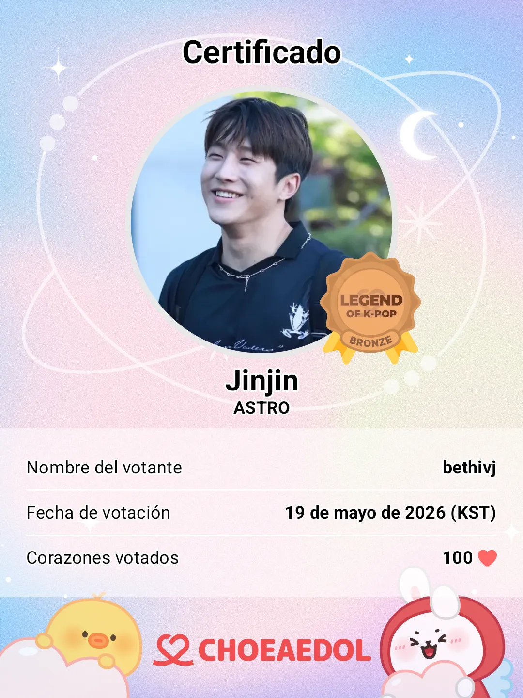Foto aktivitas terbaru Jinjin (ASTRO)