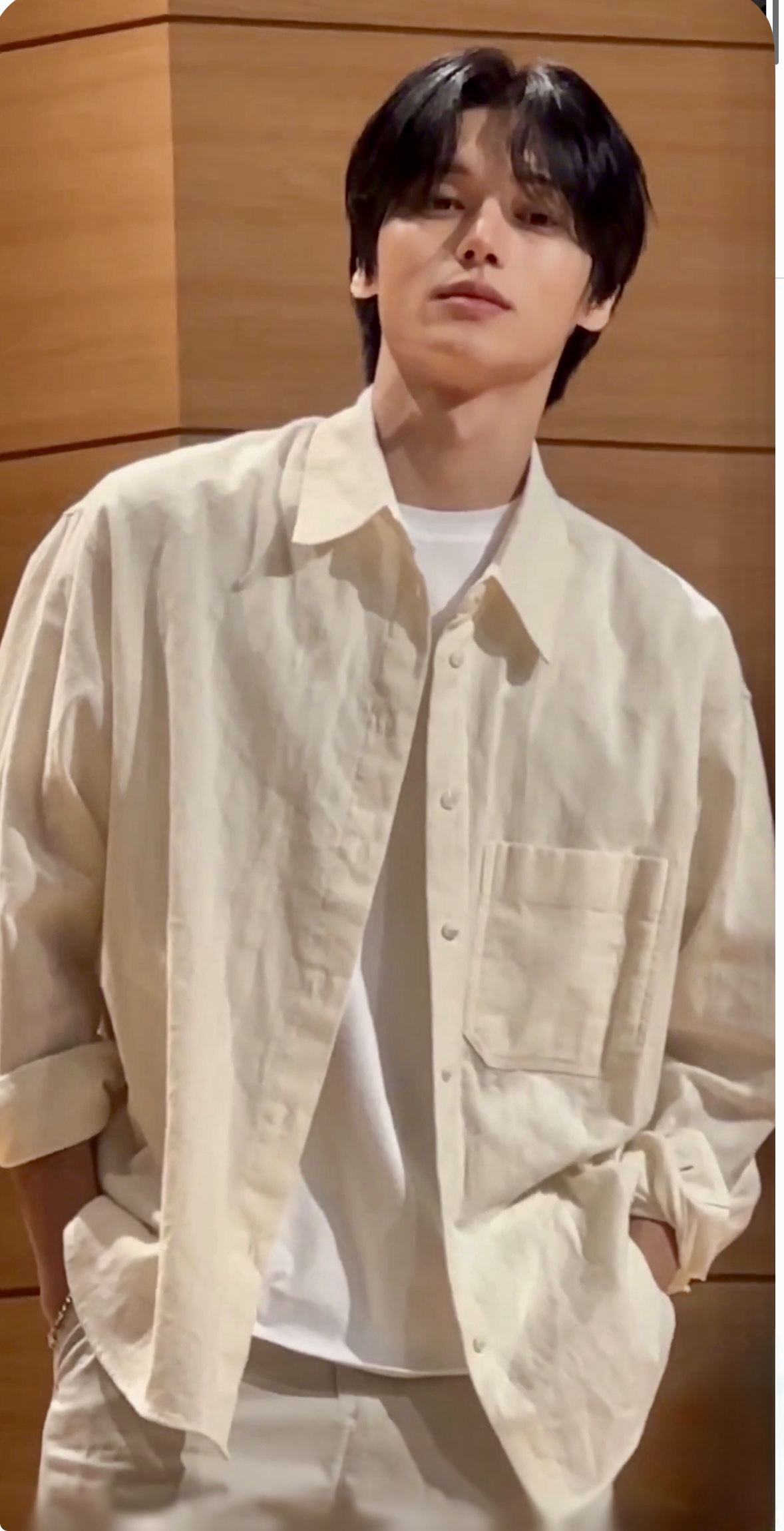 A moment captured by Wooyoung (ATEEZ)'s fan