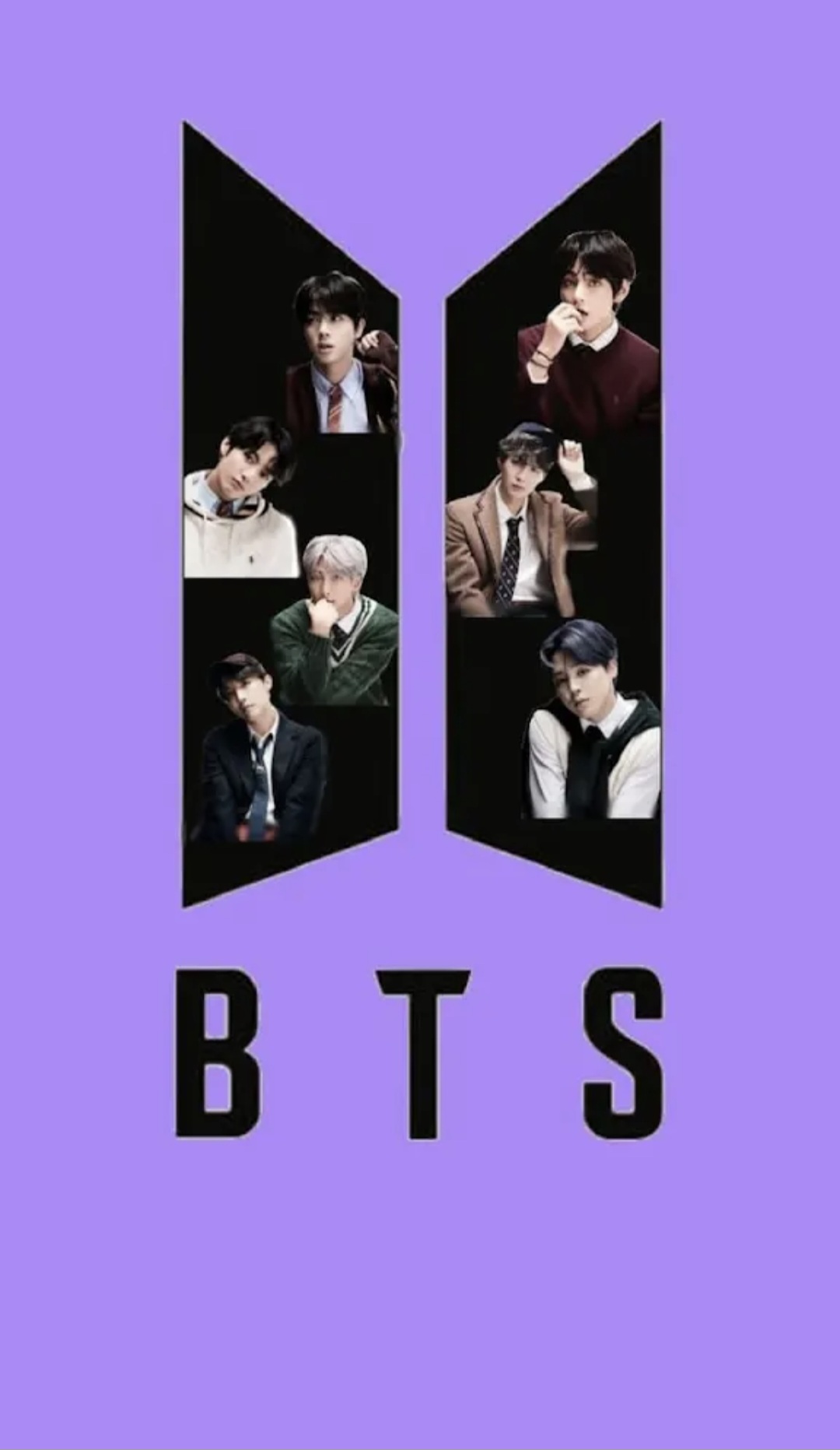 A heartfelt wallpaper shared by BTS's fans