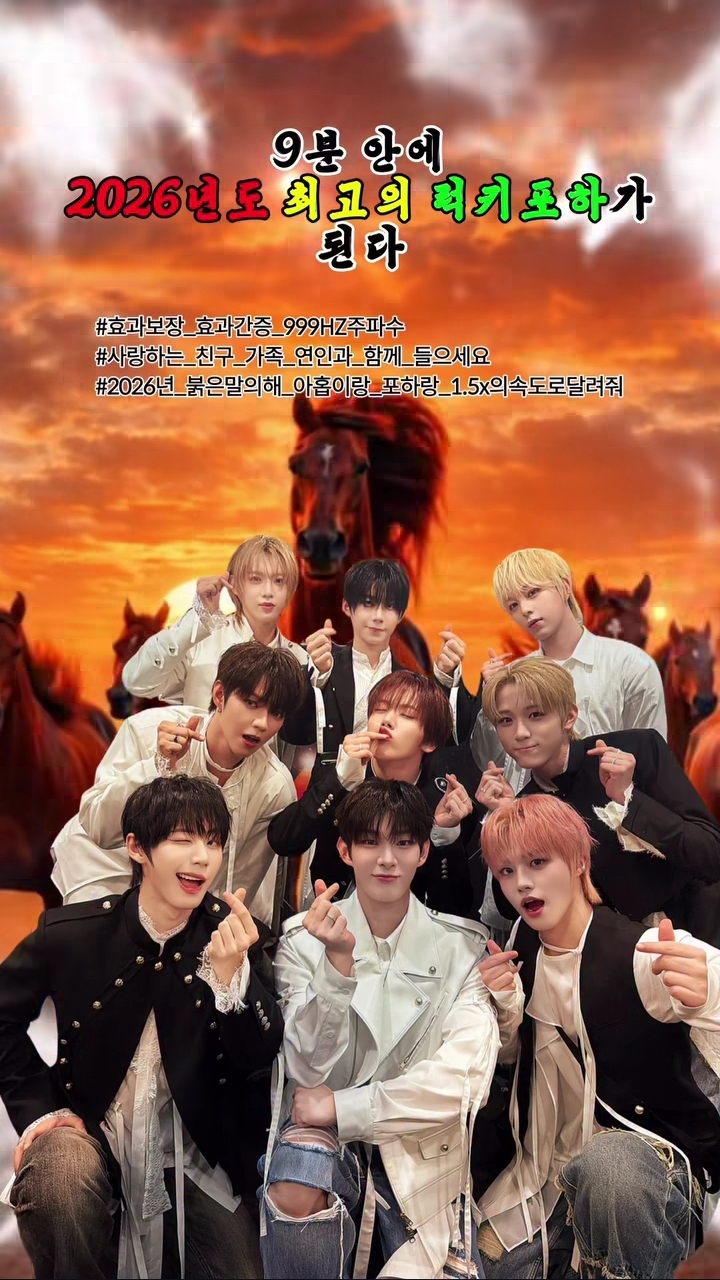 아홉의 비하인드 컷