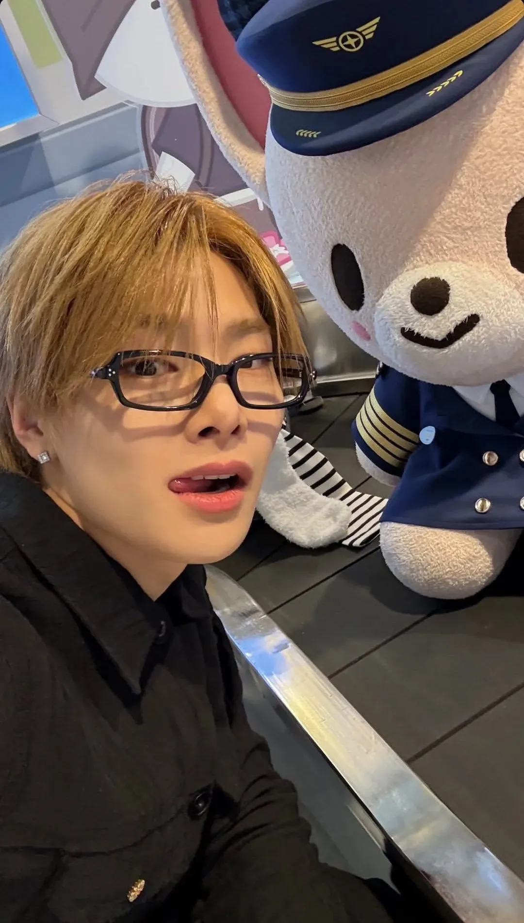 A moment captured by I.N (Stray Kids)'s fan