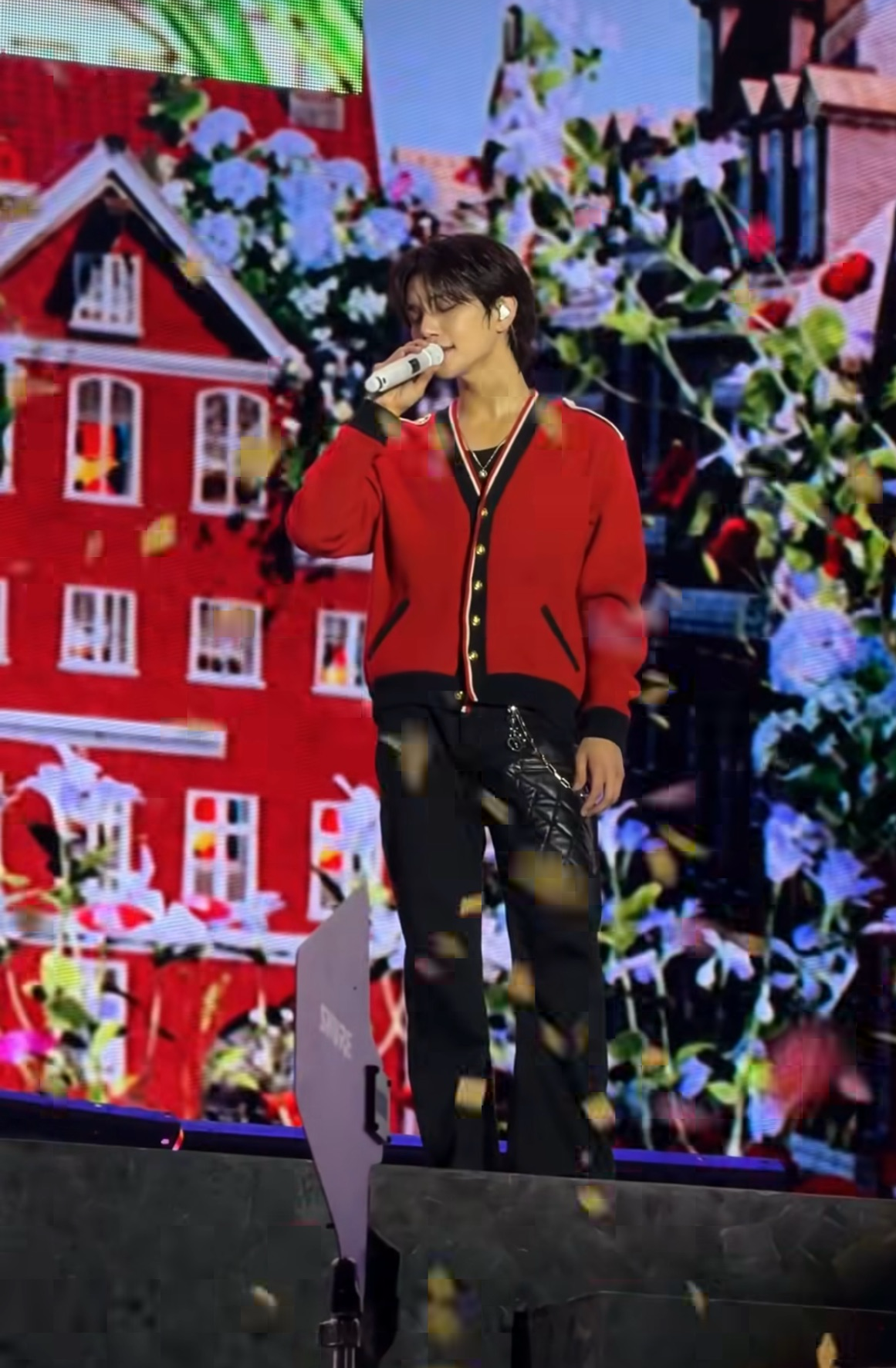 A moment captured by Joshua (SEVENTEEN)'s fan