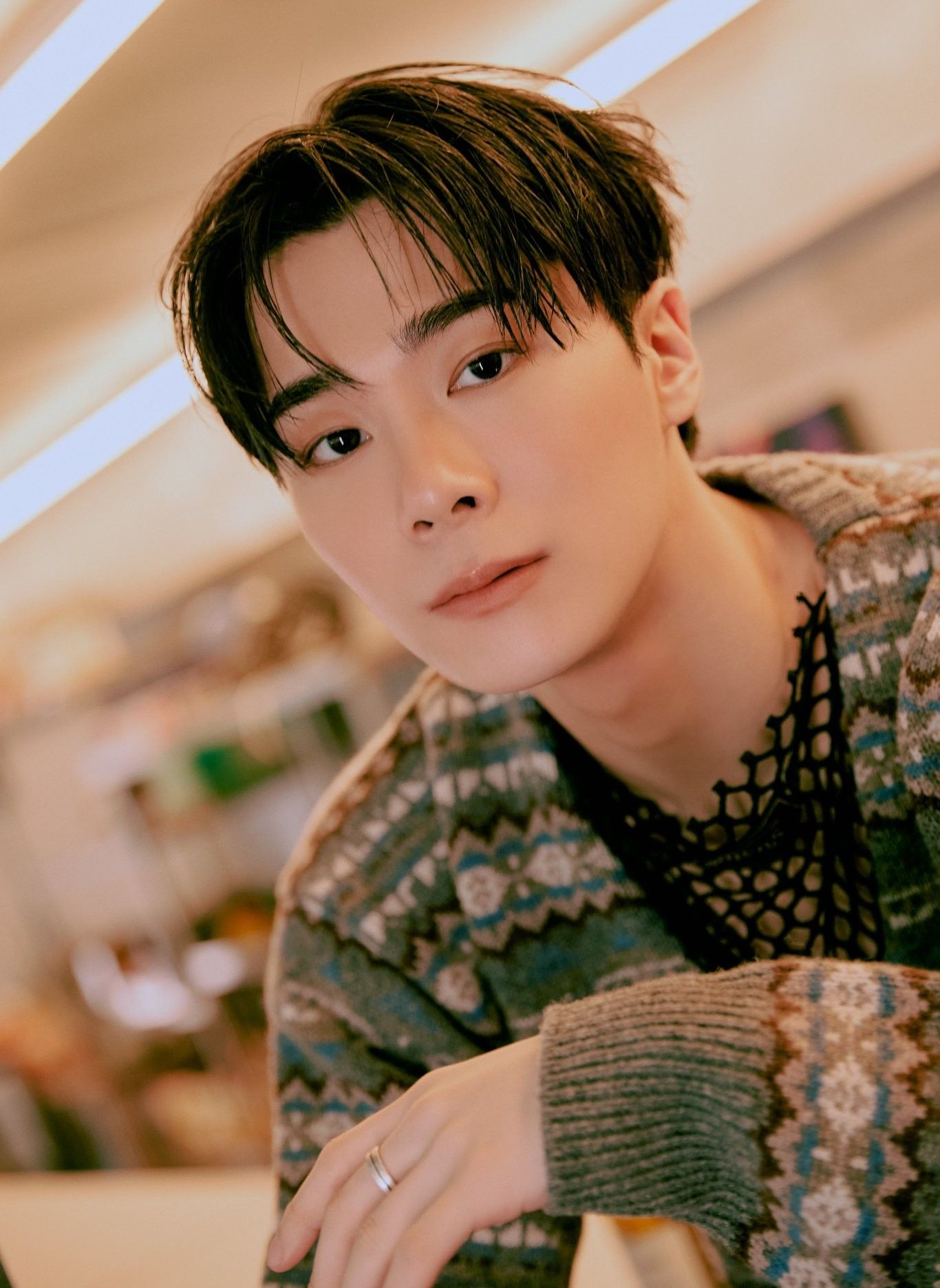 Recent activity shot of Moonbin (ASTRO)