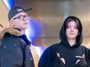 A moment captured by Nicholas (&TEAM)'s fan