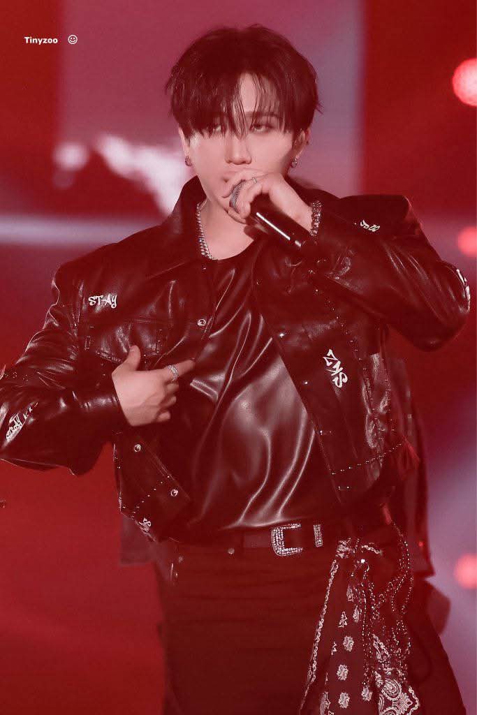 A moment captured by Changbin (Stray Kids)'s fan