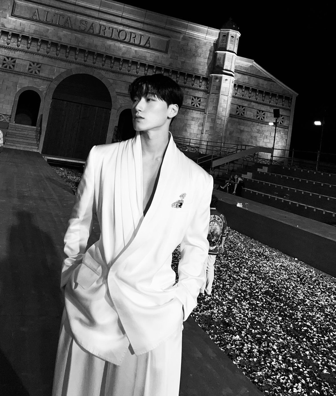 A moment captured by San (ATEEZ)'s fan