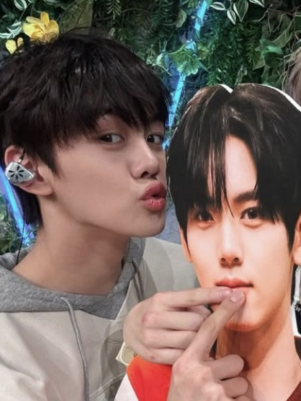 金奎彬粉丝拍下的瞬间