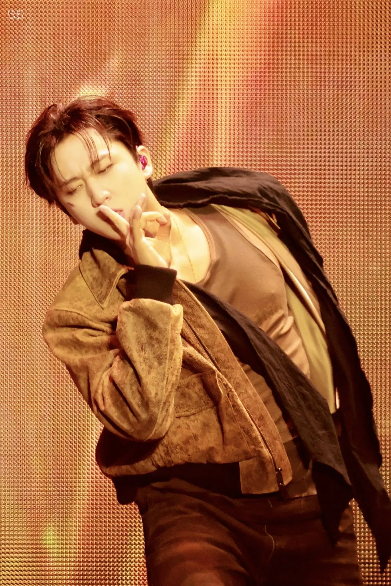 Recent activity shot of Changbin (Stray Kids)