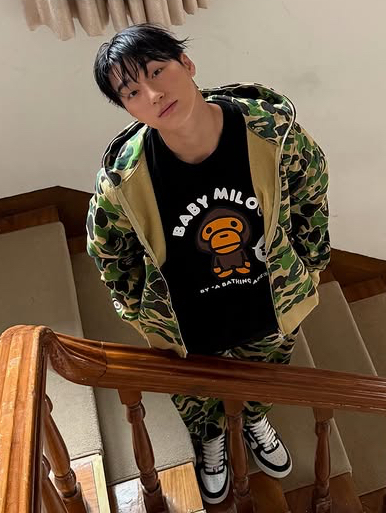 A moment captured by San (ATEEZ)'s fan