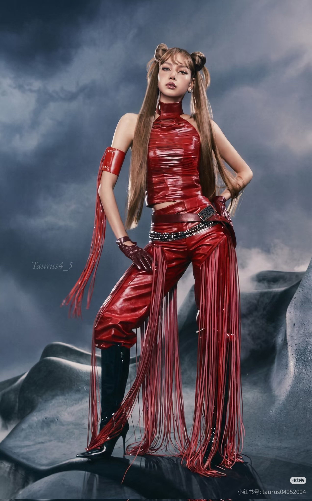 Momen yang diabadikan oleh penggemar Lisa (BLACKPINK)