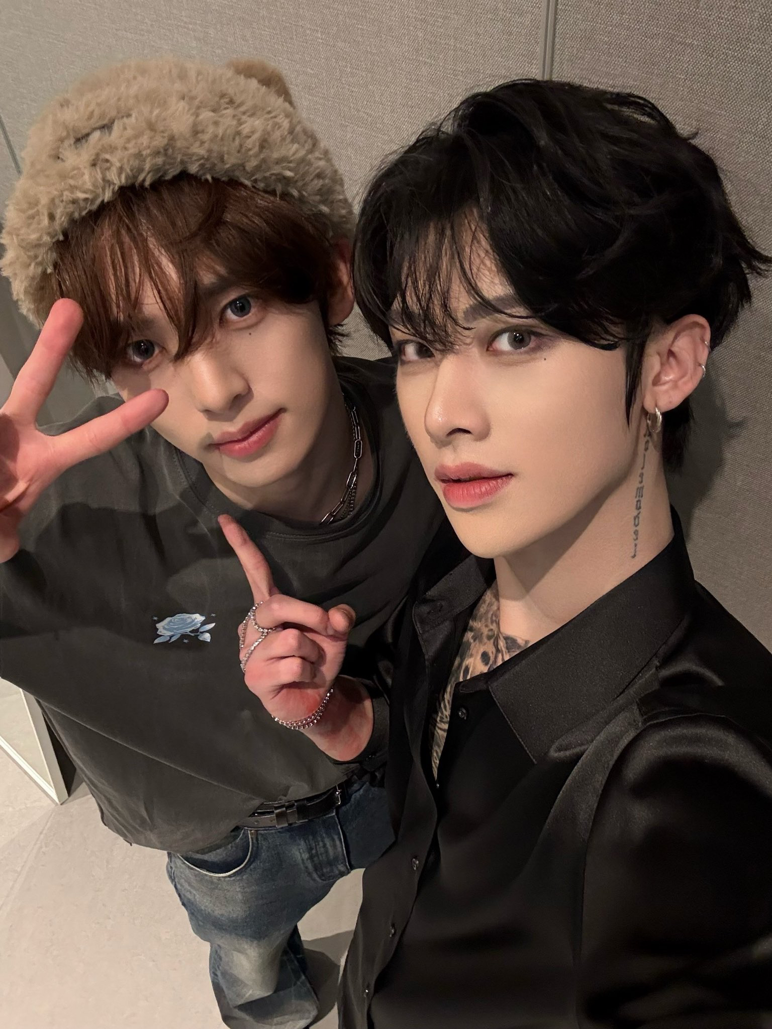 A moment captured by Ricky's fan