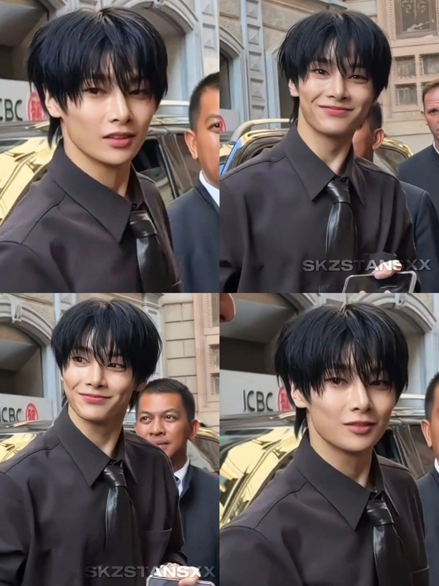 A moment captured by I.N (Stray Kids)'s fan