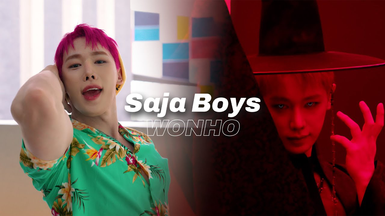 A moment captured by Wonho's fan