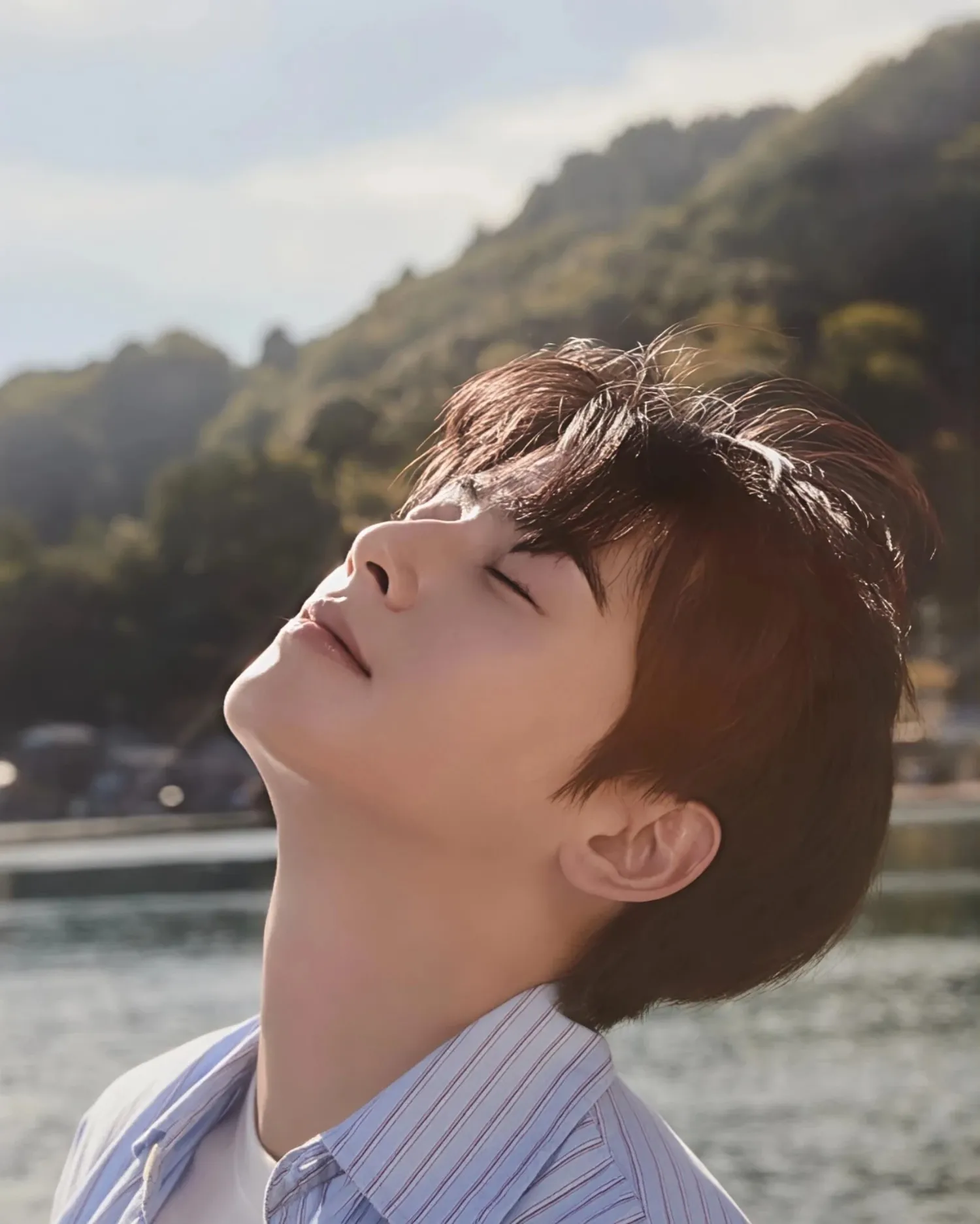 A moment captured by Eunwoo (ASTRO)'s fan
