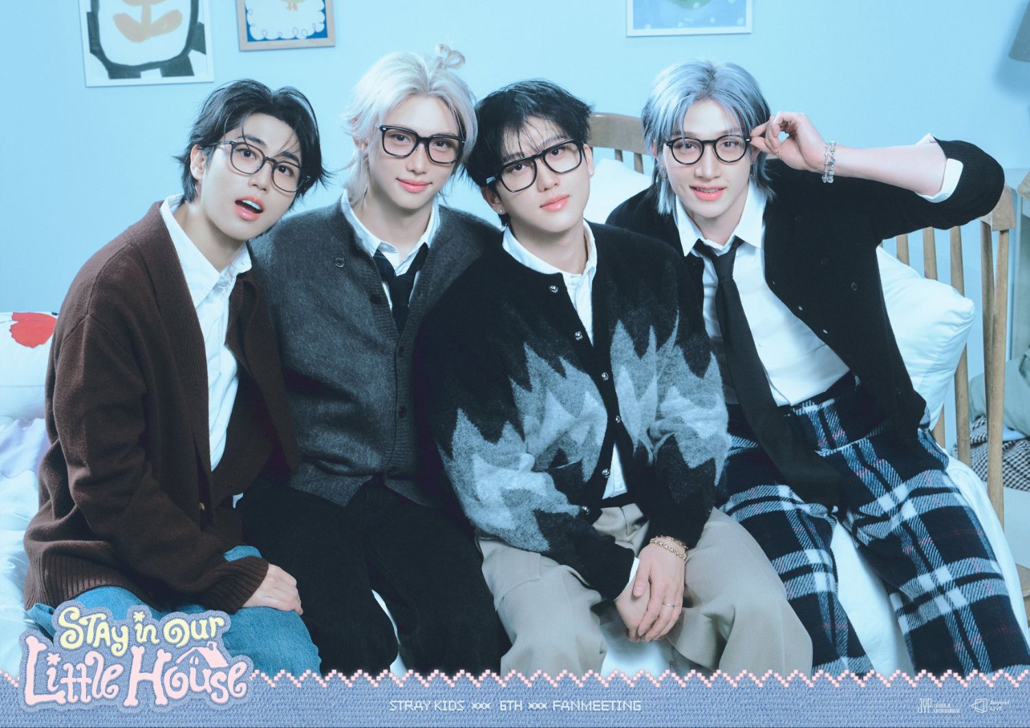 A moment captured by Stray Kids's fan