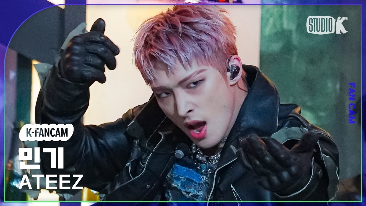 Recent activity shot of Mingi (ATEEZ)