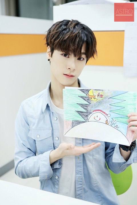 A moment captured by Moonbin (ASTRO)'s fan