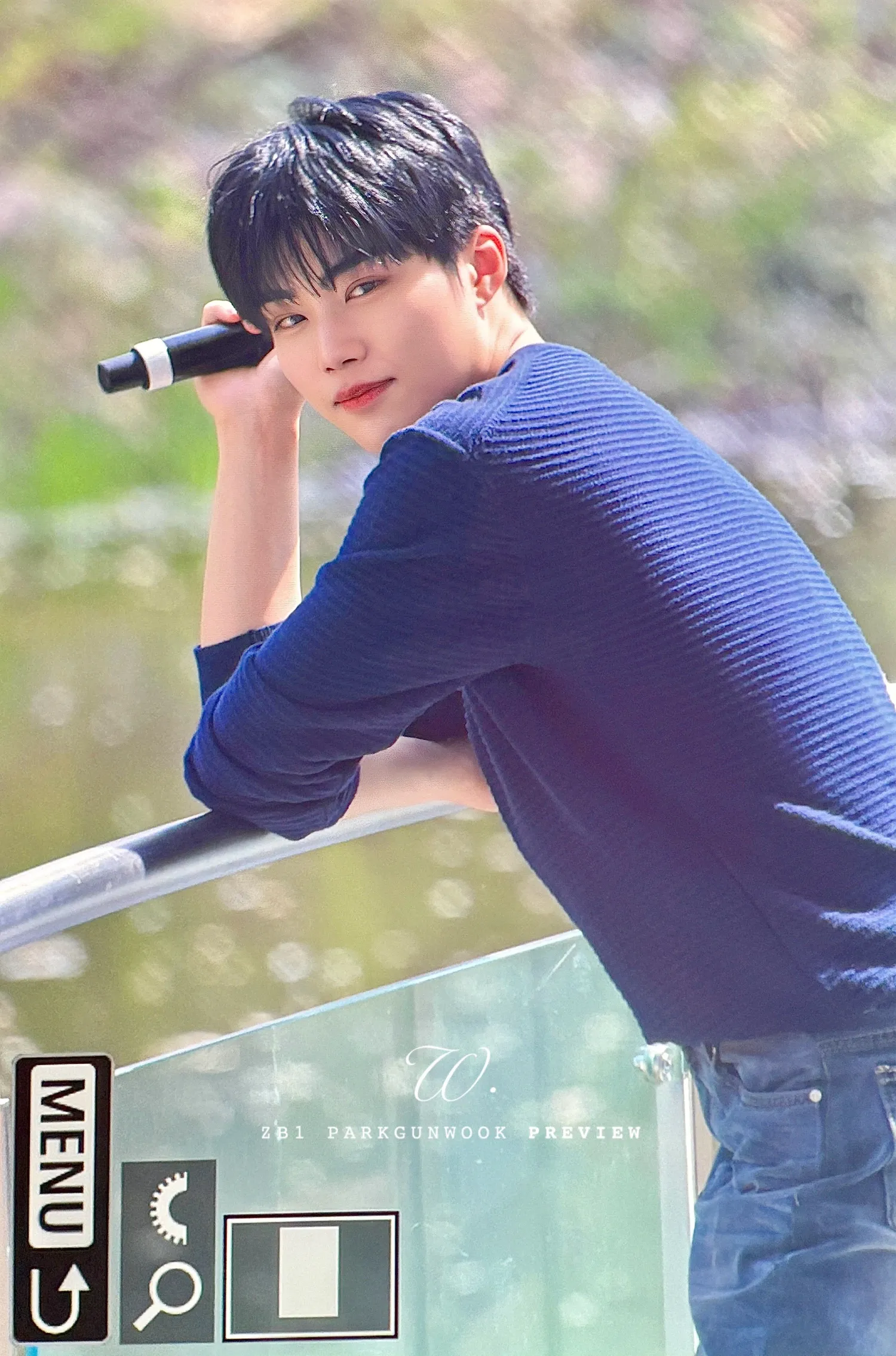 Behind-the-scenes cut of Park Gunwook (ZEROBASEONE)