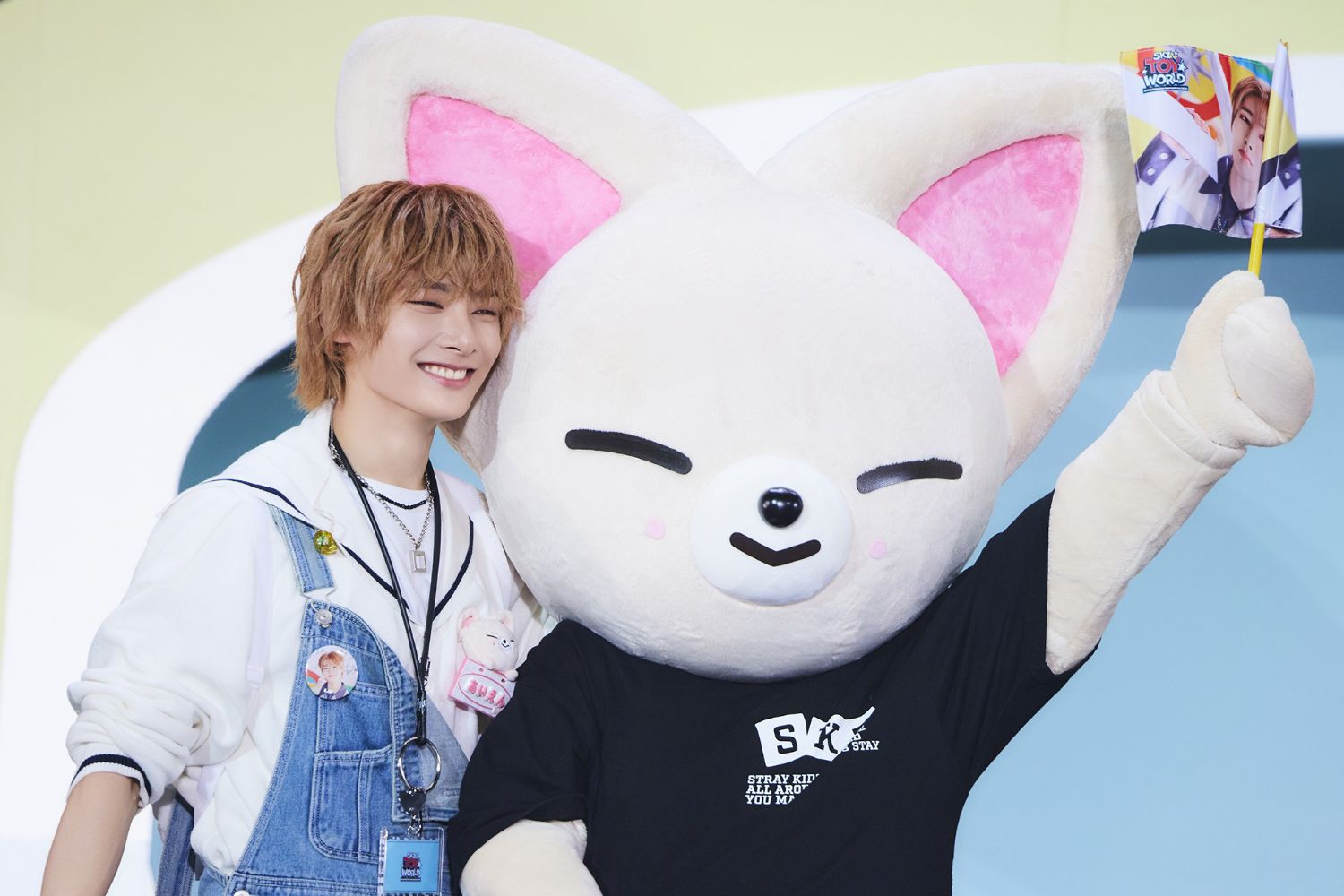 A moment captured by I.N (Stray Kids)'s fan