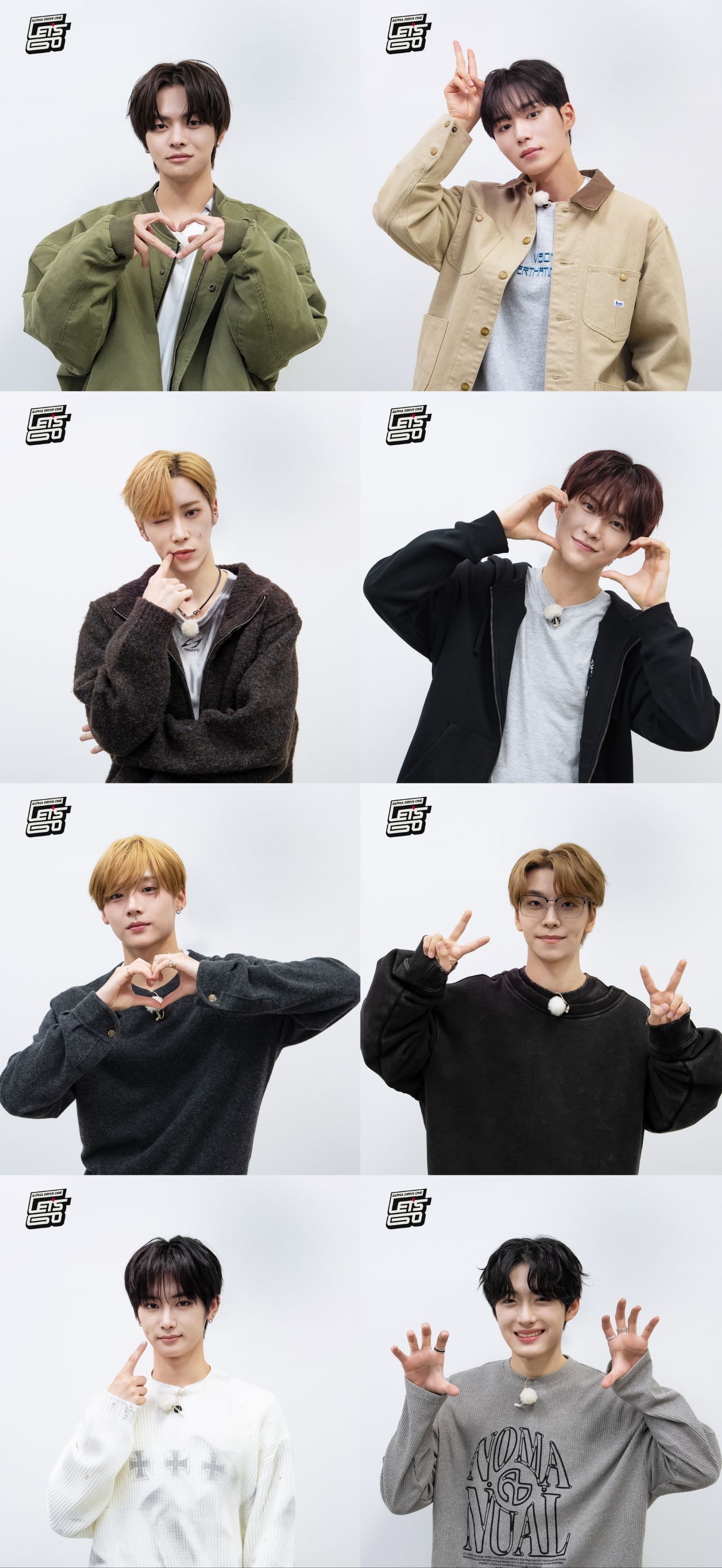 A heartfelt wallpaper shared by ALPHA DRIVE ONE's fans