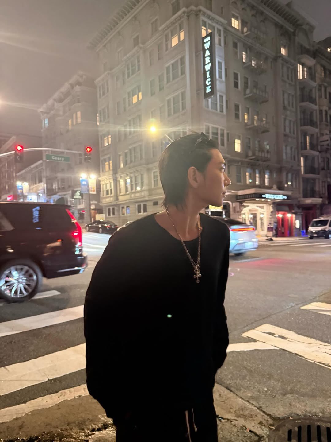 A moment captured by Joshua (SEVENTEEN)'s fan