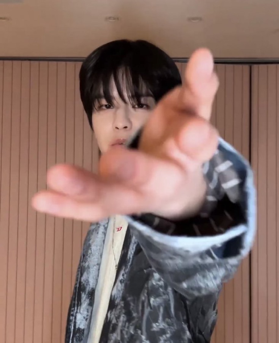Recent activity shot of Seungmin (Stray Kids)