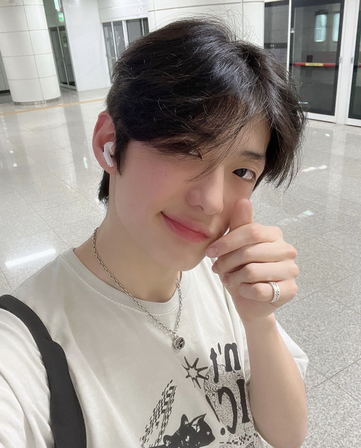 A moment captured by Chung Sanghyeon (ALPHA DRIVE ONE)'s fan