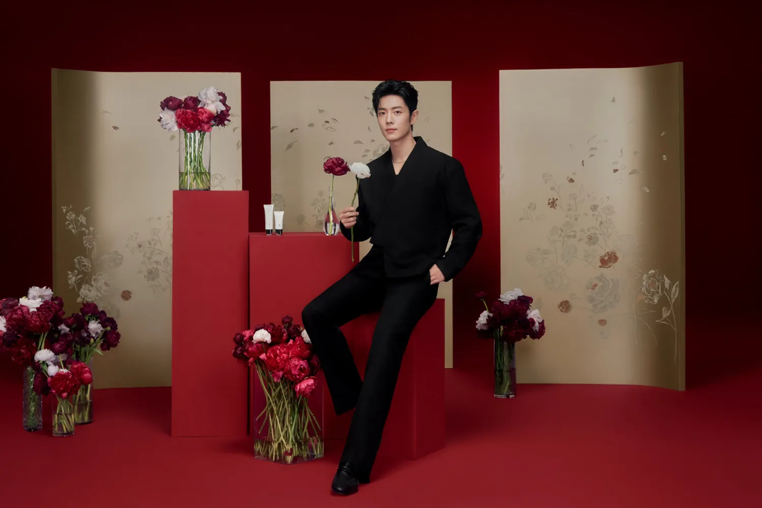 A moment captured by Xiao Zhan's fan