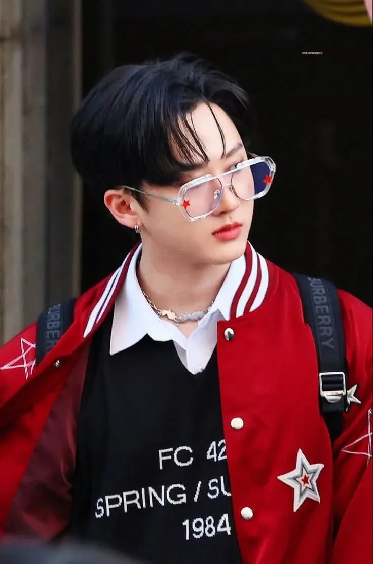 Recent activity shot of Changbin (Stray Kids)