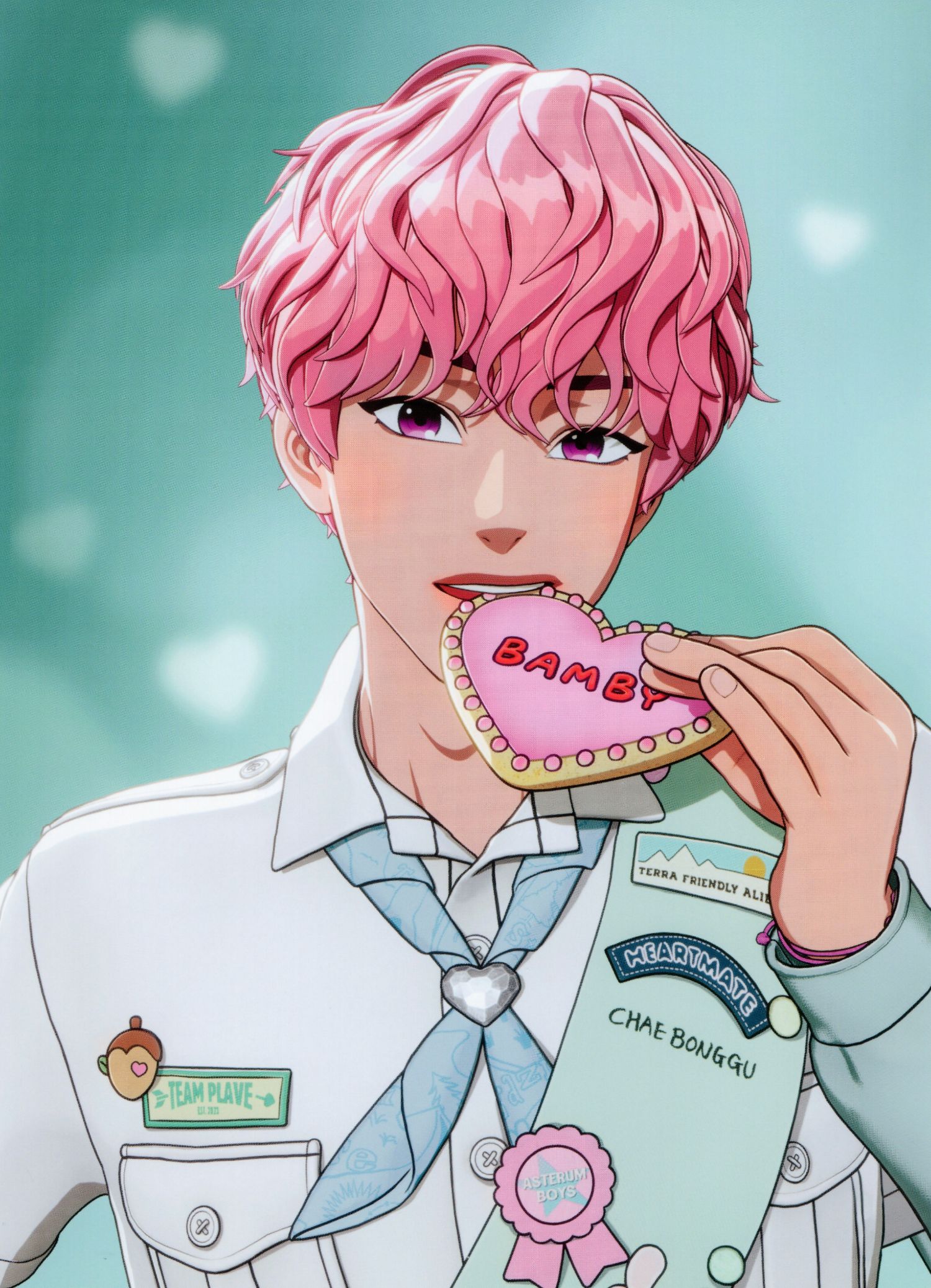 Recent activity shot of Bamby (PLAVE)