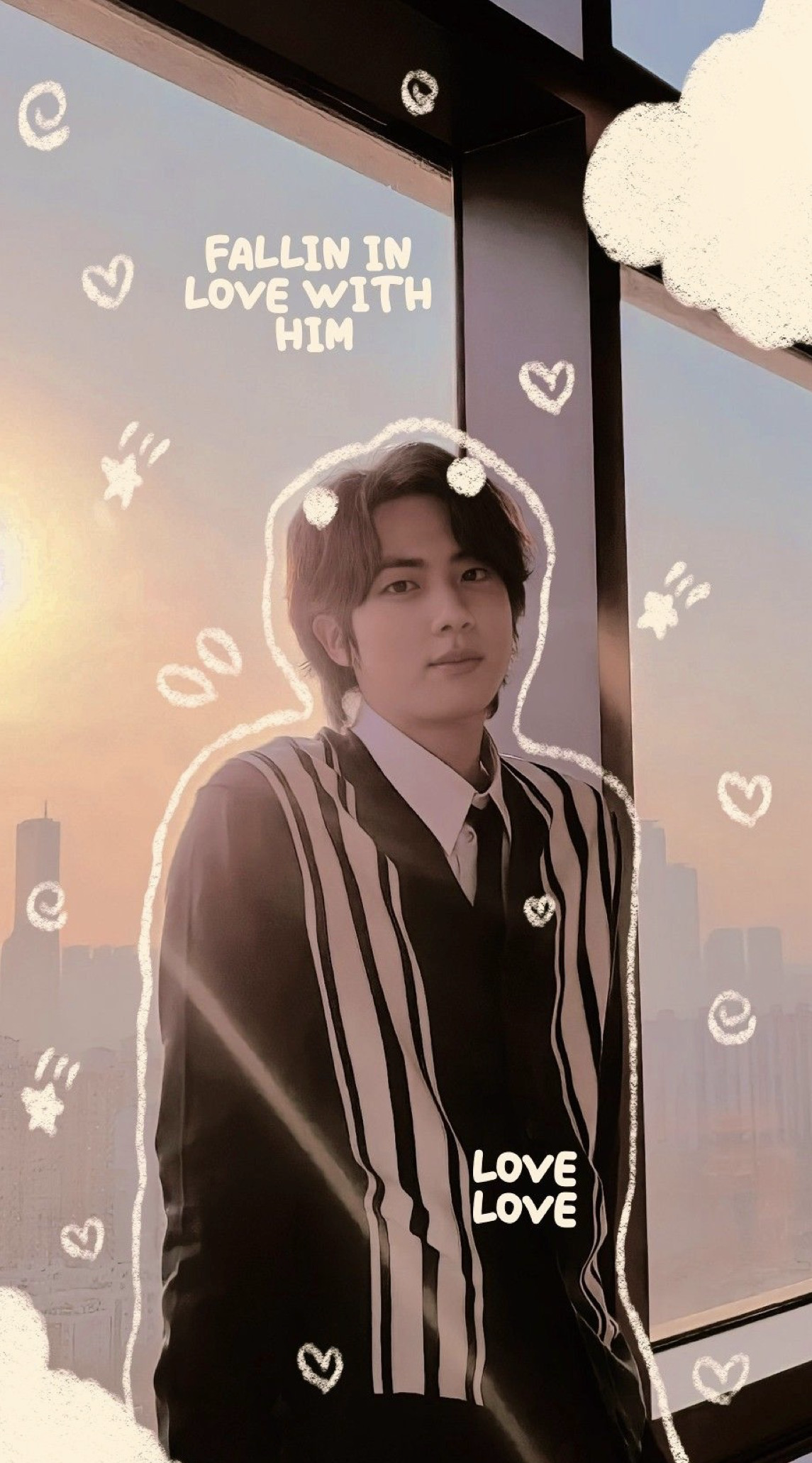 Foto aktivitas terbaru Jin (BTS)