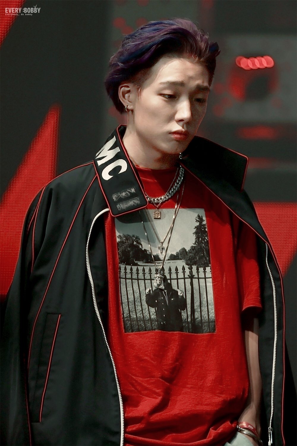 A moment captured by BOBBY (iKON)'s fan