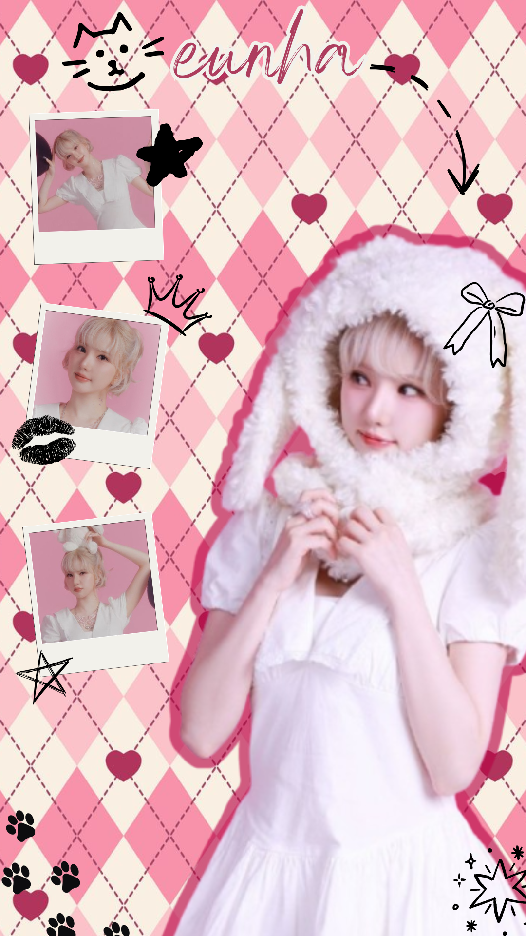 Fan-made special wallpaper for Eunha (GFRIEND, VIVIZ)