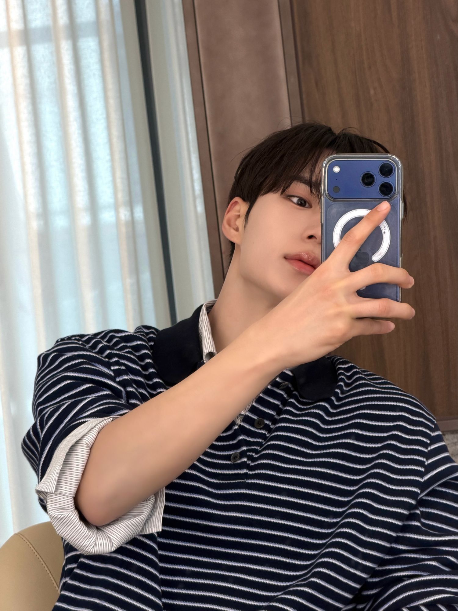 Recent activity shot of Kim Junseo (ALPHA DRIVE ONE)