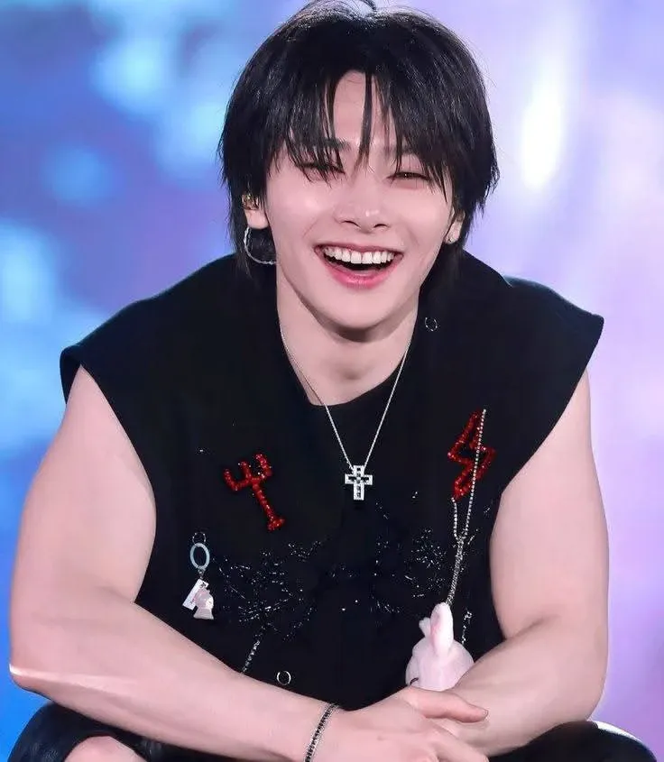 Momen yang diabadikan oleh penggemar I.N (Stray Kids)