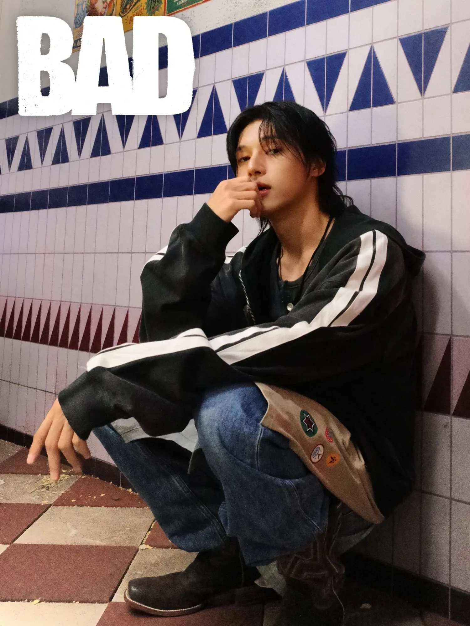 Recent activity shot of Wooyoung (ATEEZ)