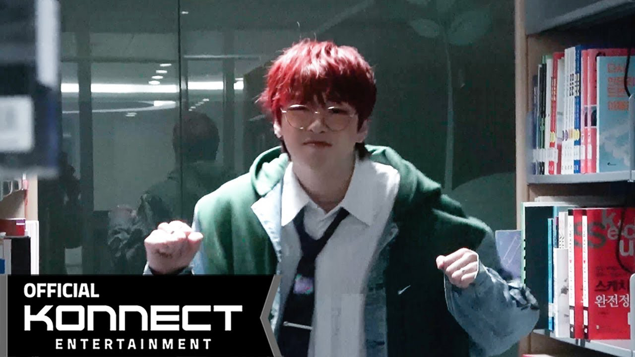 강다니엘의 비하인드 컷