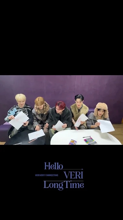 Recent activity shot of VERIVERY