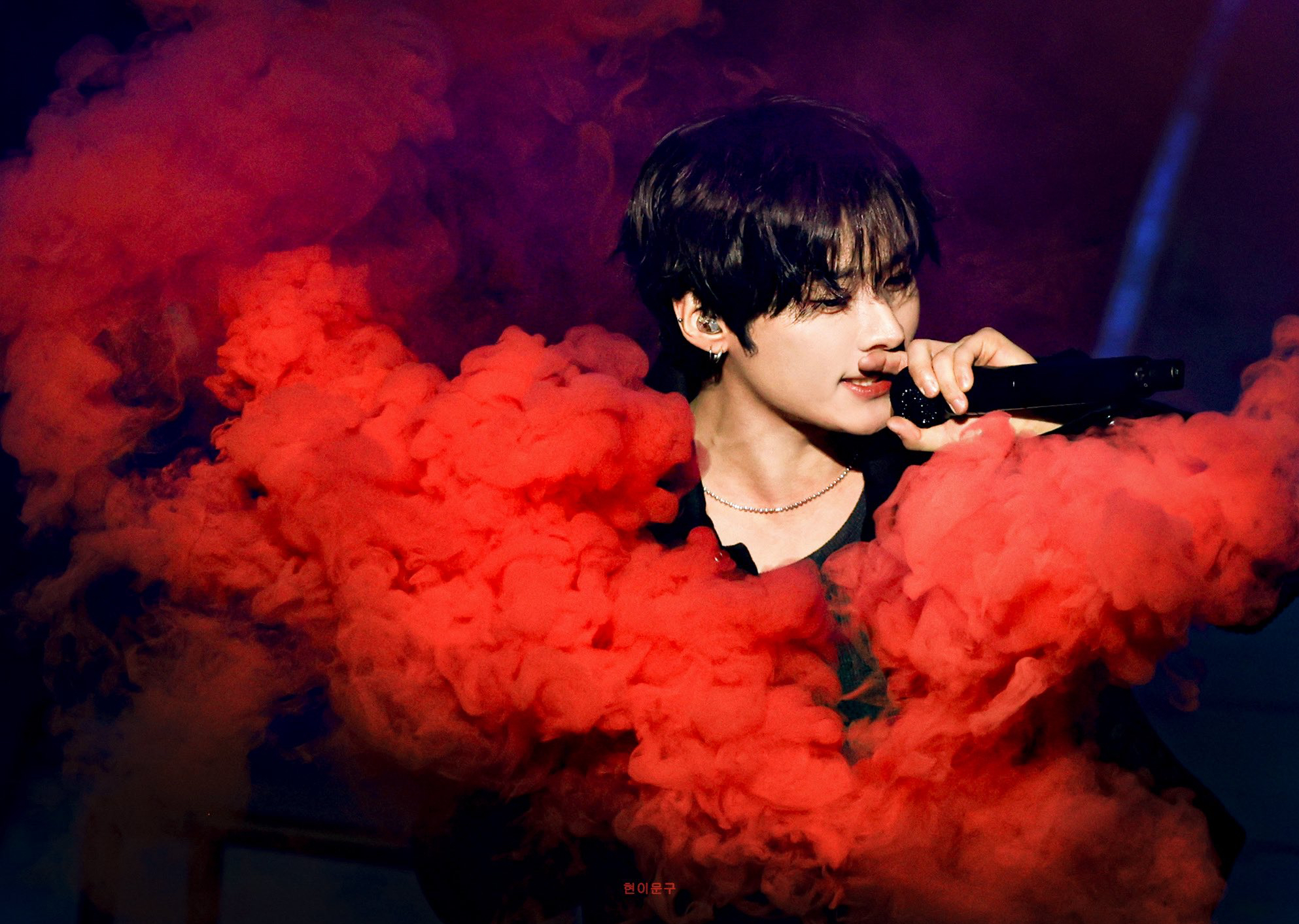 Recent activity shot of Lee Know (Stray Kids)