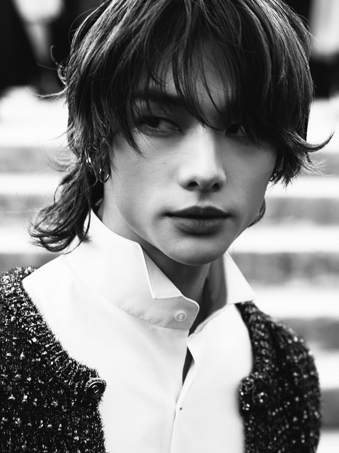 Recent activity shot of Hyunjin (Stray Kids)