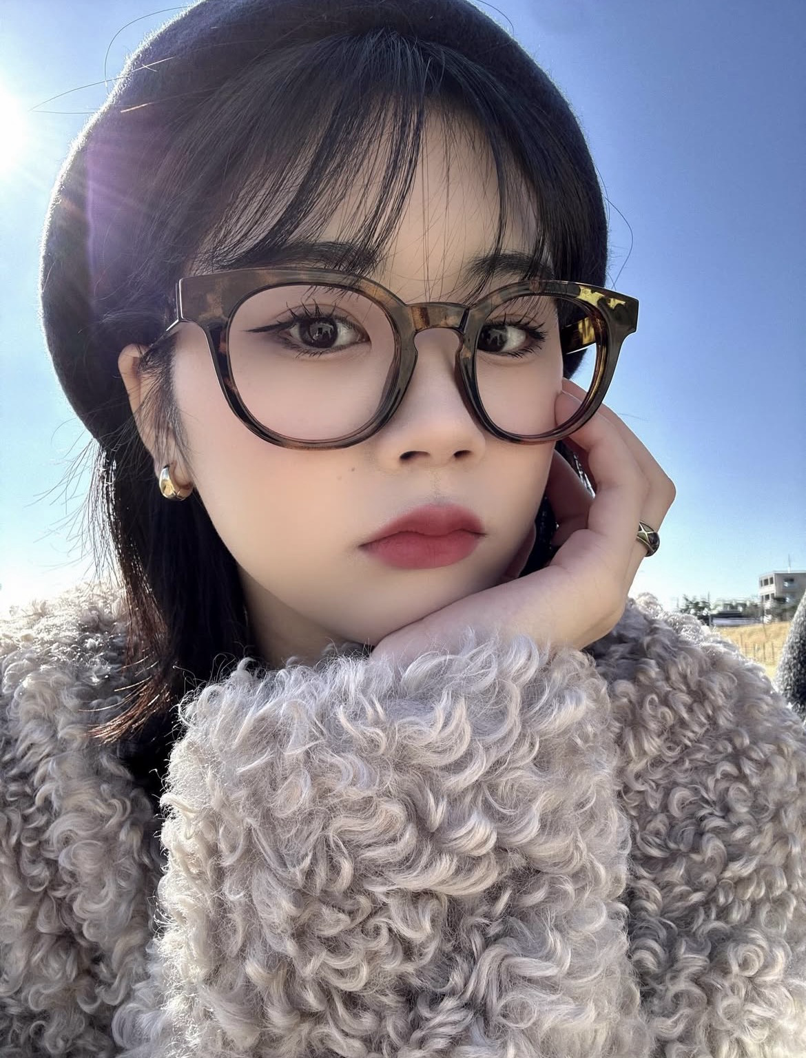 A moment captured by Sasaki Kokona's fan