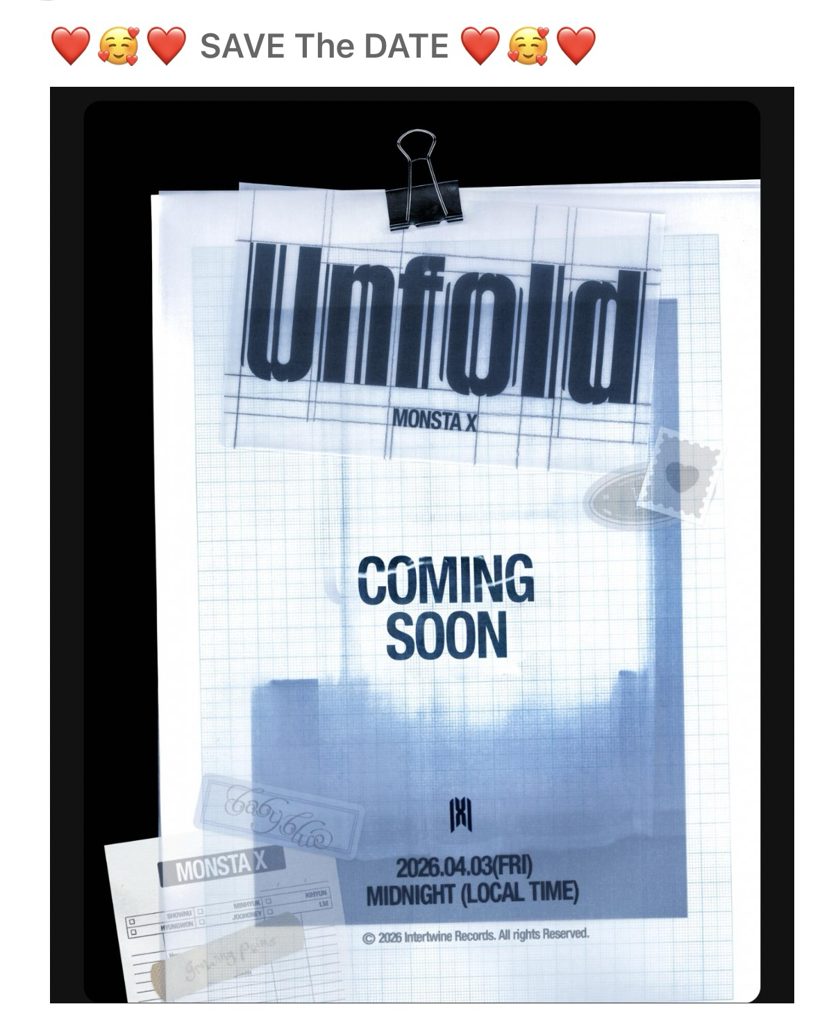 몬스타엑스의 비하인드 컷