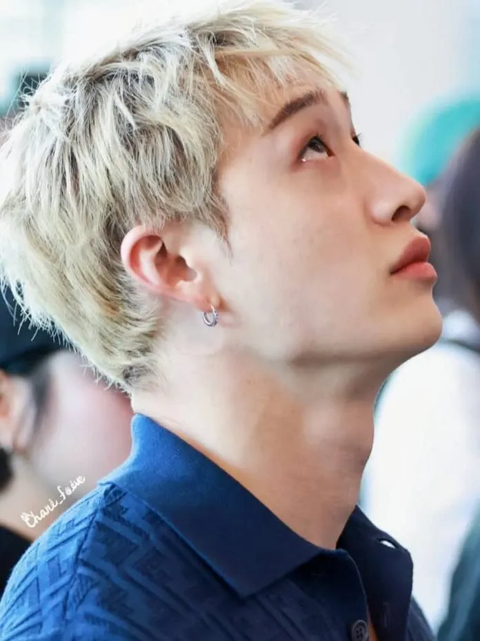 A moment captured by Bang Chan (Stray Kids)'s fan