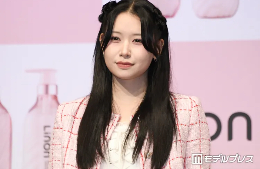 Recent activity shot of Kasahara Momona (ME:I)